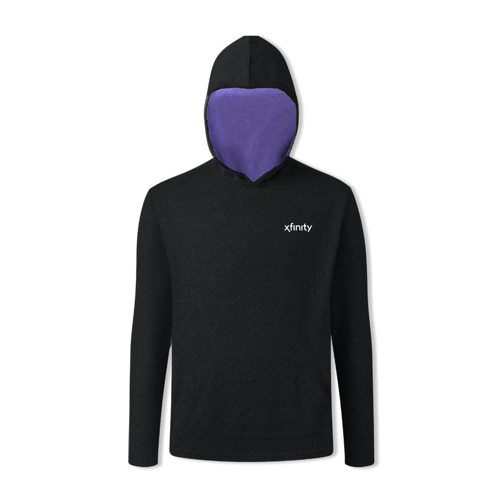 Xfinity Long Sleeve Tee with Custom Lined Hoodie