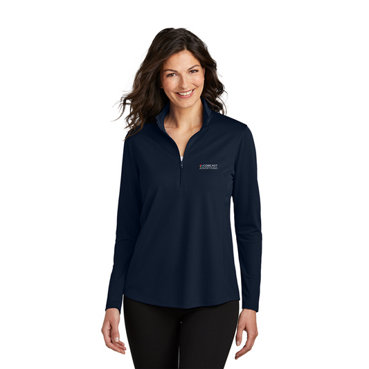Comcast Advertising Women's Micro-Mesh 1/4 Zip