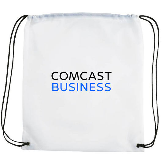 Comcast Business Polyester Drawstring Bag