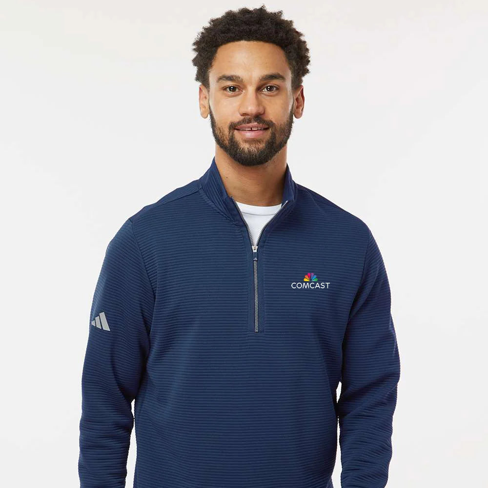 Adidas Comcast Men's Spacer Quarter-Zip Pullover