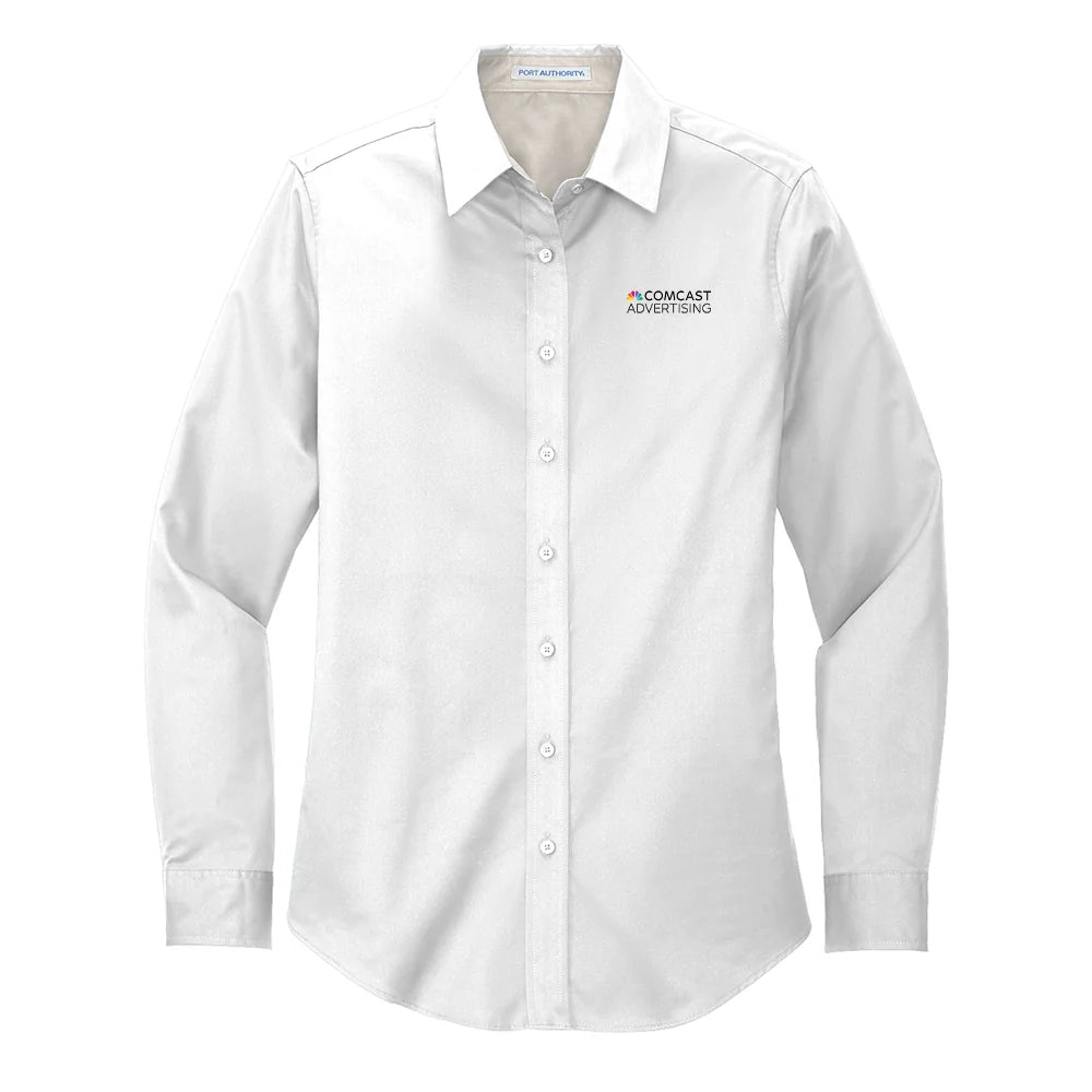 Comcast Advertising Women's Easy-Care Poplin Shirt