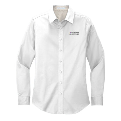 Comcast Advertising Women's Easy-Care Poplin Shirt