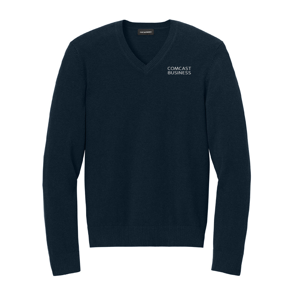 Comcast Business Men's Easy Care V-Neck Sweater