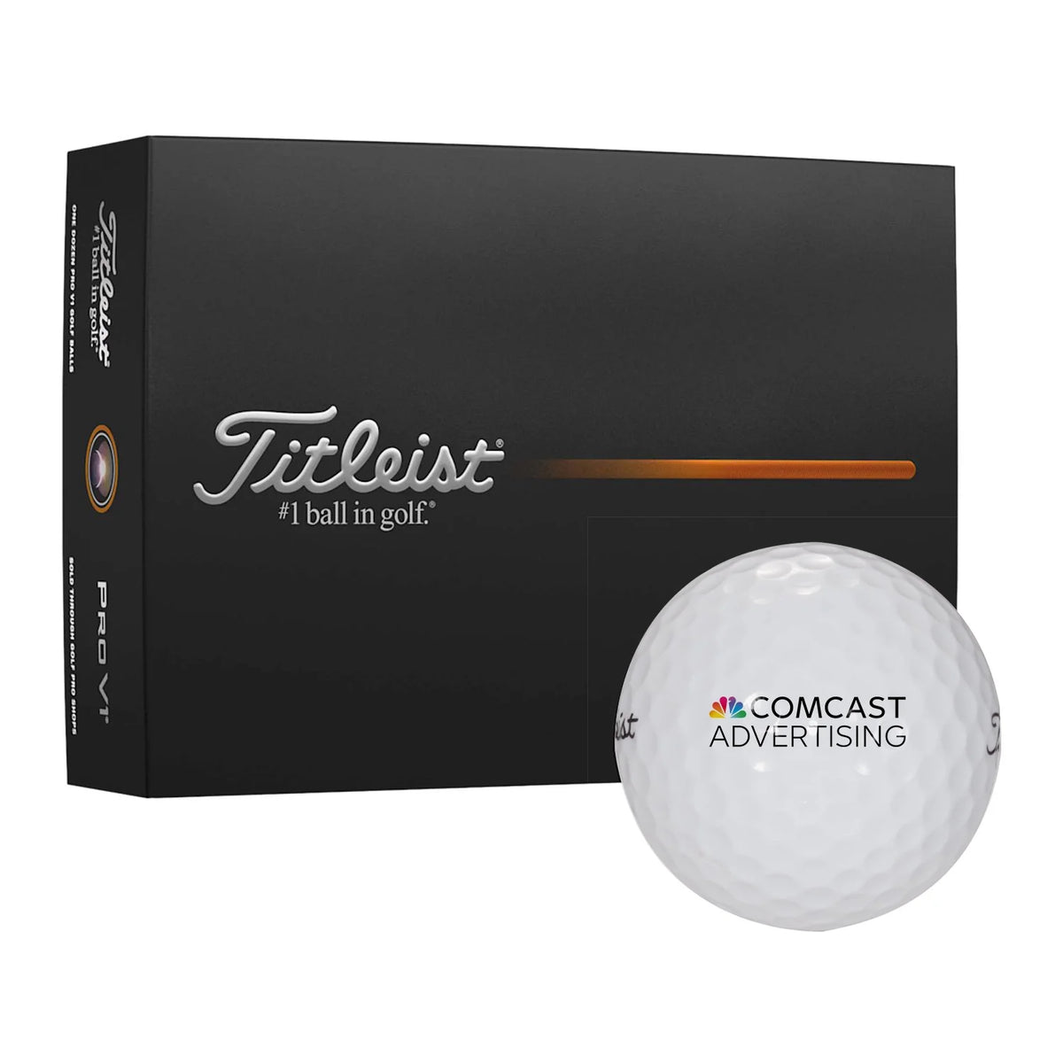 Titleist Comcast Advertising Pro V1 Golf Balls - 12 Pack