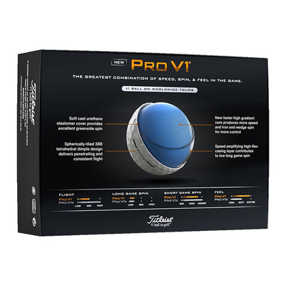 Titleist Comcast Advertising Pro V1 Golf Balls - 12 Pack