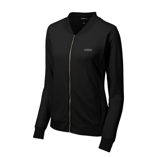 Comcast Advertising Women's French Terry Lightweight Bomber Jacket