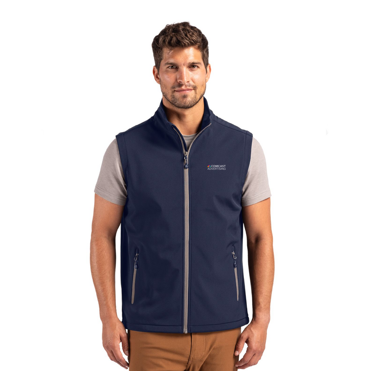 Comcast Advertising Men's Tempo Softshell Vest
