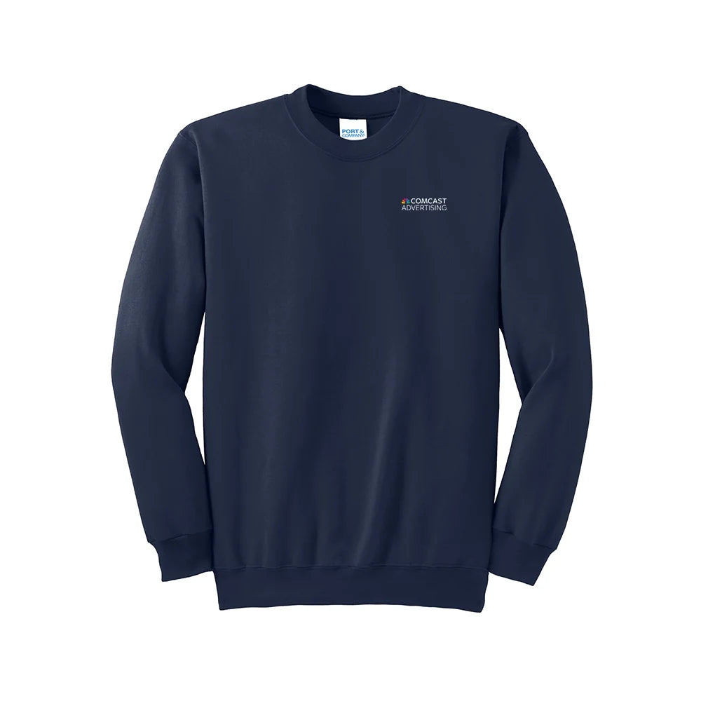 Comcast Advertising Unisex Fleece Crewneck Sweatshirt