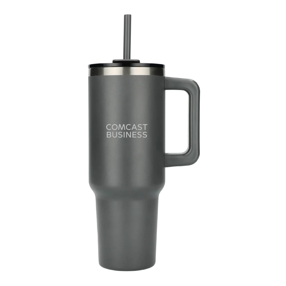 Comcast Business Pinnacle 40 oz Vacuum Tumbler w/ Straw