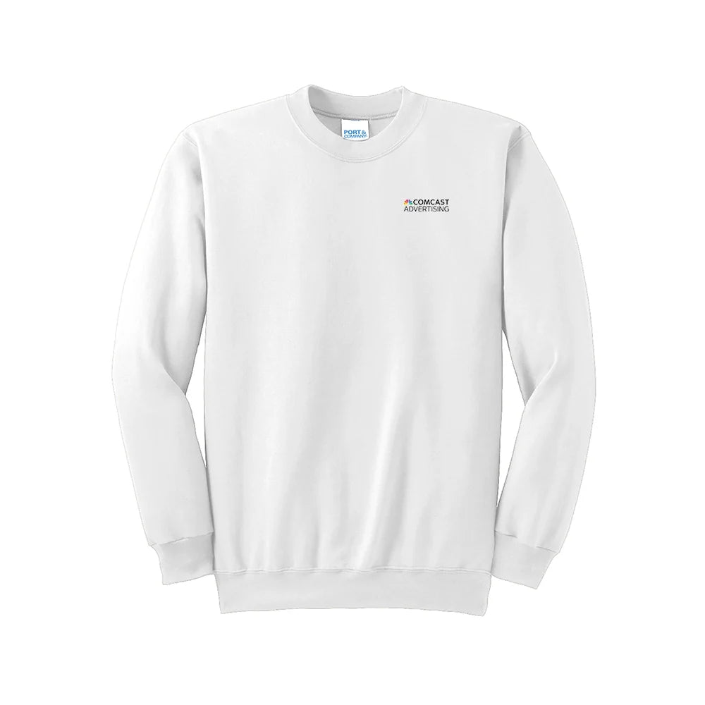 Comcast Advertising Unisex Fleece Crewneck Sweatshirt