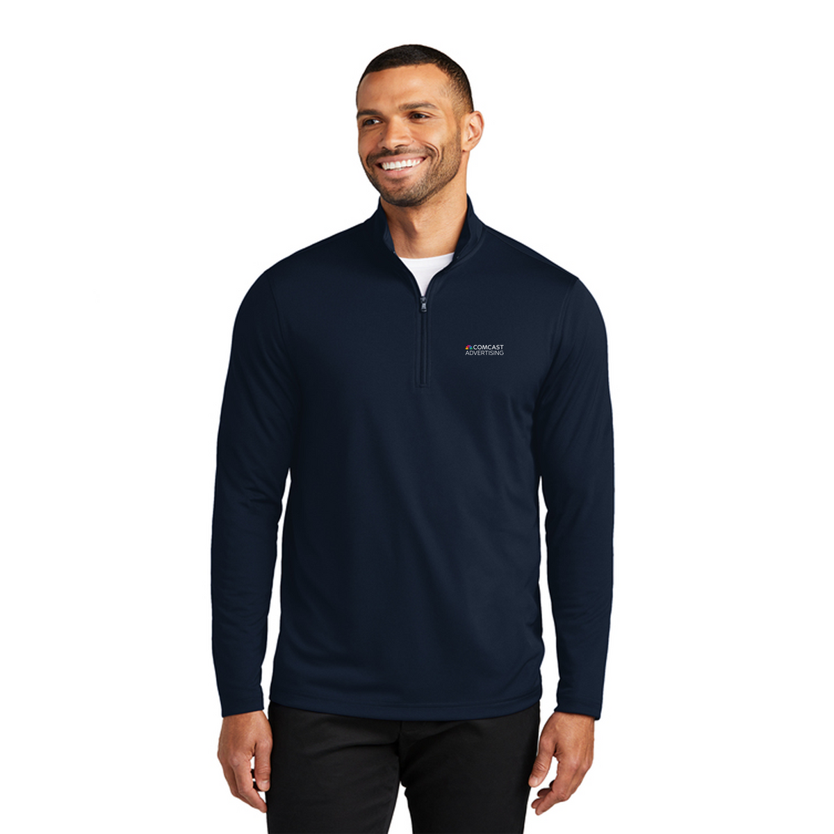 Comcast Advertising Men's Micro-Mesh 1/4 Zip