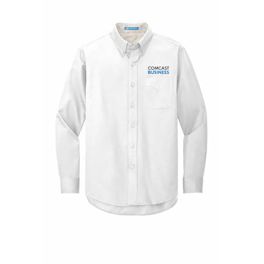 Comcast Business Men's Easy-Care Poplin Shirt