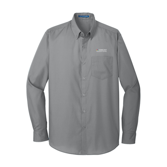 Comcast Advertising Port Authority Long Sleeve Poplin Shirt