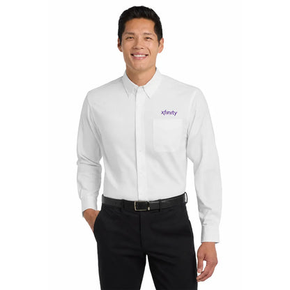 Xfinity Men's Easy-Care Poplin Shirt